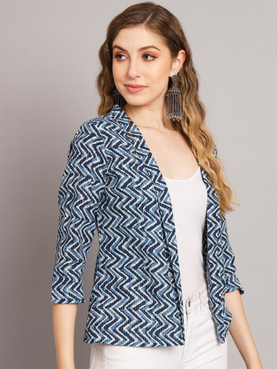 Sangria Women Printed Cotton Shrug - Image 3