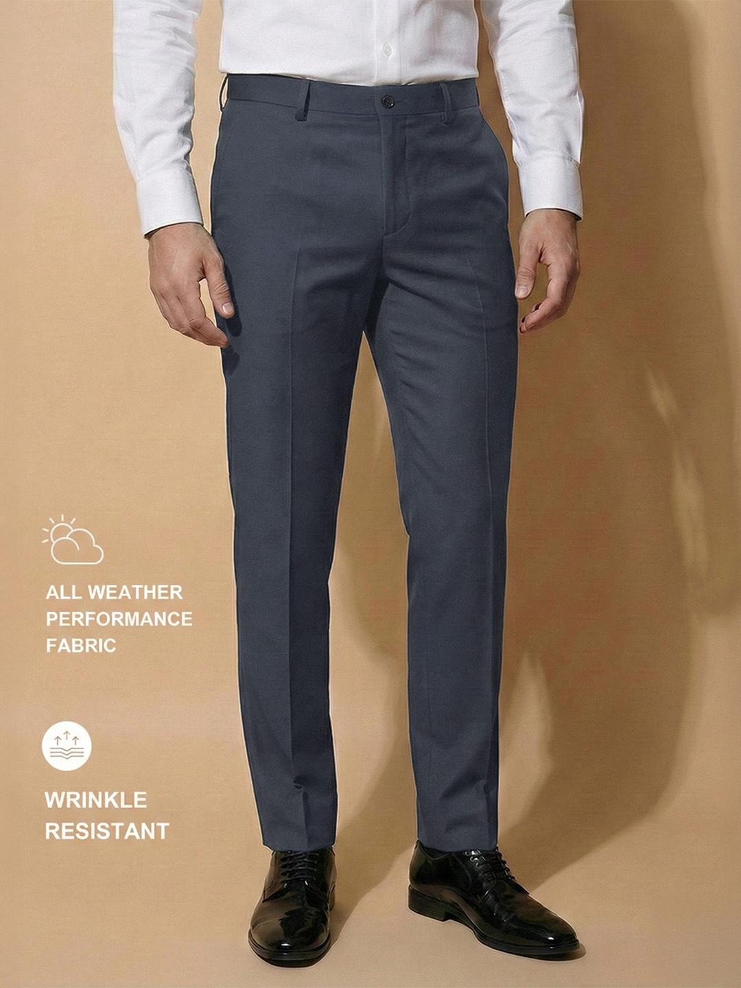 Van Heusen IQ Men 4-Way Stretch Wrinkle And Water Resisitant Ultralight Trousers - Image 6