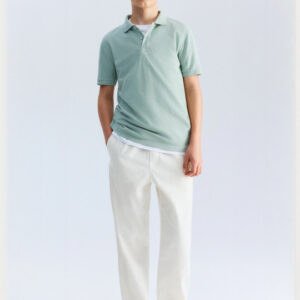 Linen-Blend Trousers